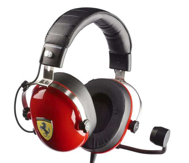THRUSTMASTER Słuchawki Gaming T.Racing Scuderia Ferrari DTS 4060197 - 652301 - zdjęcie
